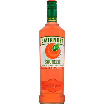 Smirnoff Sourced® Ruby Red Grapefruit, 750 mL (60 PF)