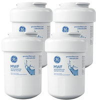 General Electric GE MWF Refrigerator Replacement Water Filter Cartridge 4 Pack
