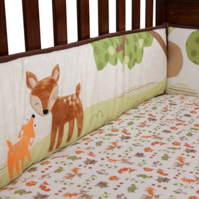 Lambs & Ivy Woodland Tales 4-Piece Crib Bumper