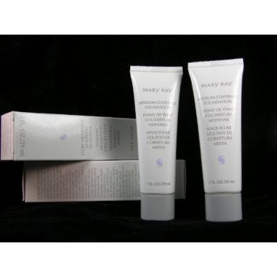 Mary Kay Medium Coverage Foundation BEIGE 400-LOT OF 2