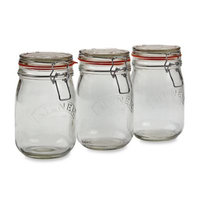Kilner Set of 3 Clip Top Jars