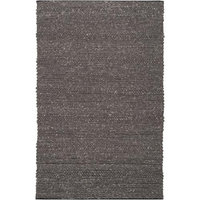 2' X 3' Nature's Essence Ebony Sombre Intertwine Hand Woven Area Throw Rug