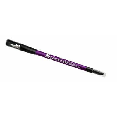 Vasanti Kajal Extreme - Intense Eyeliner Pencil with Built in Sharpener and Smudger (Waterproof, Paraben Free) (Purple Gem)