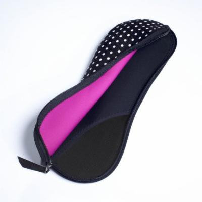 Built NY Bryant Park Designer Neoprene Cosmetics Cases Flat Iron/Curling Iron Case, Mini Dot Black & White