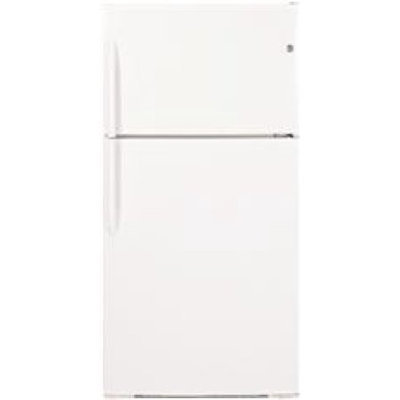 GE 21.0 cu. ft. Top-Freezer Refrigerator - White