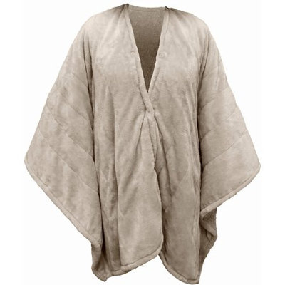 Perfect Fit Serta Heated Snuggler Wrap Throw