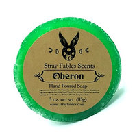 Stray Fables Scents Handmade Glycerin Bar Soap, Oberon, 3oz