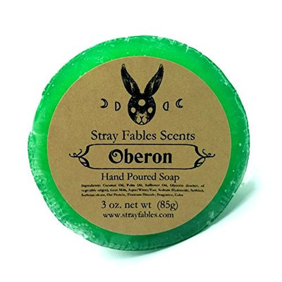 Stray Fables Scents Handmade Glycerin Bar Soap, Oberon, 3oz