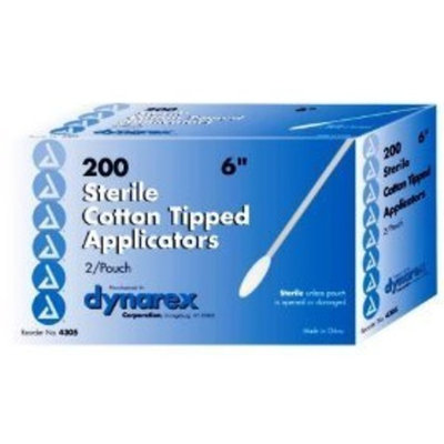 Dynarex 4305 Cotton Tip Applicator 6