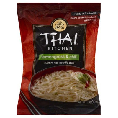 Thai Kitchen Lemongrass & Chili Instant Rice Noodle Sop, 1.6 OZ (Pack of 6)