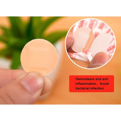 T Circular Waterproof Band-Aid Brand, Flexible Fabric Adhesive Bandages For Hemostasis and anti Inflammation,100 Count.