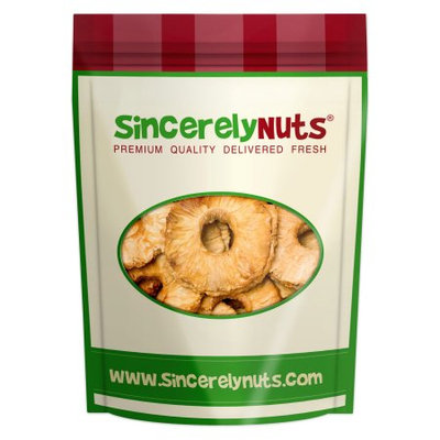 Sincerely Nuts Natural Dried Pineapple, No Sugar, 1 Lb