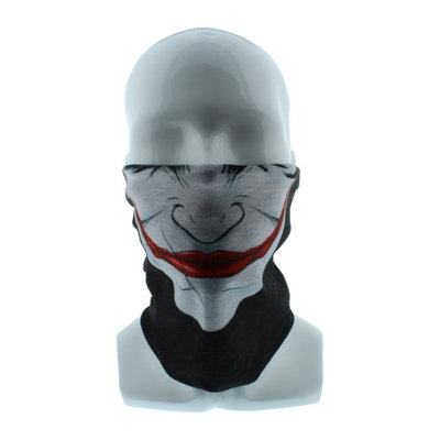 Redneck Convent RC Joker Smile Motorcycle Paintball Seamless Mask Buff Tube Facemask Headwear