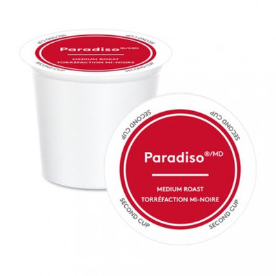 Mother Parker Second Cup Coffee Paradiso Medium, RealCup Portion Pack For Keurig Brewers