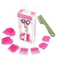 Scaredy Cut Silent Pet Clipper, PINK with Safari Flea Comb