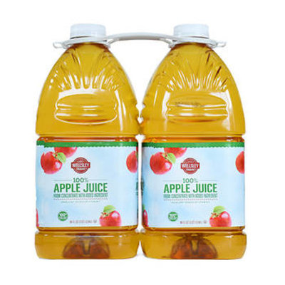 Wellsley Farms Organic Apple Juice, 2 pk./96 oz.
