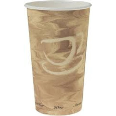 Solo Mistique Paper Hot Cup - 20 oz. - Case of 600