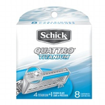Schick Quattro Titanium Razor Refill Cartridges
