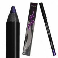 (Bundle of 3 Items)MicaBeauty Full Size Foundation MF1 Porcelain+Eye Gel Pen+Travel Cosmetic Bag (Purple)