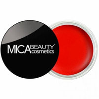 (Bundle of 3 Items)MicaBeauty Full Size Foundation MF1 Porcelain+Lip Color Pot+ Airplane Travel Cosmetic Bag (06 True Red)