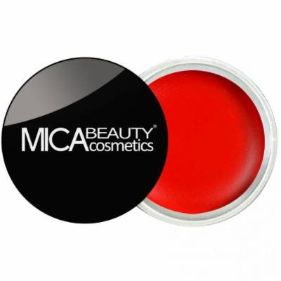 (Bundle of 3 Items)MicaBeauty Full Size Foundation MF1 Porcelain+Lip Color Pot+ Airplane Travel Cosmetic Bag (06 True Red)