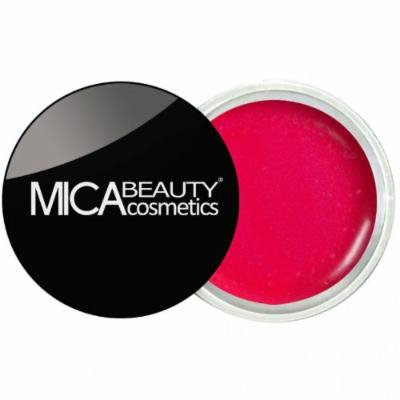 (Bundle of 3 Items)MicaBeauty Full Size Foundation MF8 Downtown Brown+Lip Color Pot+ Airplane Travel Cosmetic Bag (08 Vibrant Berry)