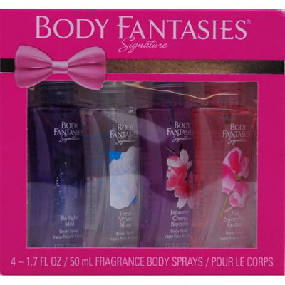 Parfums De Coeur Ltd Body Fantasies Signature Fragrance Body Sprays Set - 4 pcs