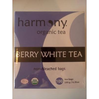 Organic Berry White Tea 100 Non-bleached Tea Bags