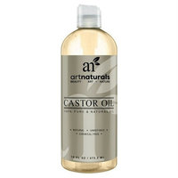 Castor Oil (16oz) - 100% Pure Unrefined Cold Pressed Carrier Oil for Hair & Body