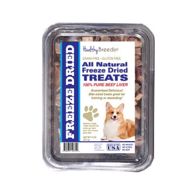 Healthy Breeds 840235147534 10 oz Pembroke Welsh Corgi All Natural Freeze Dried Treats Beef Liver