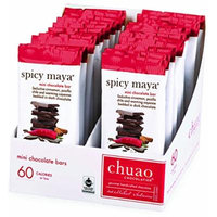 Chocolate Bars-Chuao Chocolatier Spicy Maya Mini Chocolate Bars 24pk (.39 oz mini bars)-Best-Selling Chocolate Pack-Gourmet Artisan Dark Chocolate-Cinnamon Chocolate-Free of Artificial Flavors