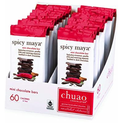 Chocolate Bars-Chuao Chocolatier Spicy Maya Mini Chocolate Bars 24pk (.39 oz mini bars)-Best-Selling Chocolate Pack-Gourmet Artisan Dark Chocolate-Cinnamon Chocolate-Free of Artificial Flavors