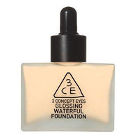 3 Concept Eyes - Glossing Waterful Foundation SPF15, PA+ NATURAL IVORY