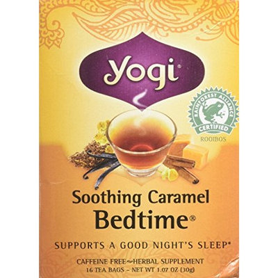Yogi Tea Herbal Tea, Soothing Caramel Bedtime 1.07 oz