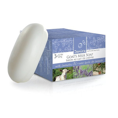 Janice Goat's Milk Soap, Lavender Oil, 3 Count