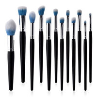 Fineser Professional Makeup Brushes Kit 12pcs - Cosmetic Makeup Brushes Foundation Eyebrow Eyeliner Blush Cosmetic Brushes Beauty Tools Brush