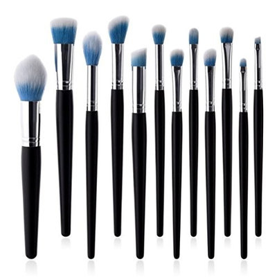 Fineser Professional Makeup Brushes Kit 12pcs - Cosmetic Makeup Brushes Foundation Eyebrow Eyeliner Blush Cosmetic Brushes Beauty Tools Brush