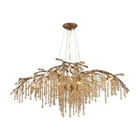 Golden Lighting 9903-12 Autumn Twilight 12 Light Crystal Chandelier
