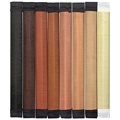 8pcs Donut Bun Maker with 8pcs Invisible Hairnet Hair Bun Shapers Women Girls Donut Hair Bun Maker Magic DIY Curler Roller Hairstyle Tools