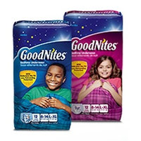 Youth Absorbent Underwear GoodNites Pull On Small / Medium Disposable Moderate Absorbency Case of 56 - 8 Pack