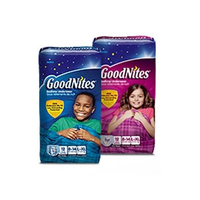 Youth Absorbent Underwear GoodNites Pull On Small / Medium Disposable Moderate Absorbency Case of 56 - 8 Pack