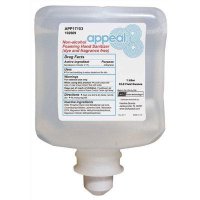 Appeal App17103-04 Appeal Foaming Hand Sanitizer Non-Alcohol 1 000Ml