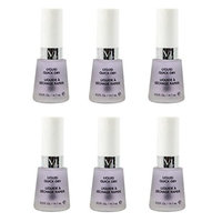 Revlon Liquid Quick Dry, 0.5 Ounce (6 Pack) + FREE Travel Toothbrush, Color May Vary