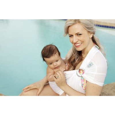 Beachfront Baby Sling – Versatile Water & Warm Weather Ring Sling Baby Carrier | Made in USA with Safety Tested Fabric & Aluminum Rings | Lightweight, Quick Dry & Breathable