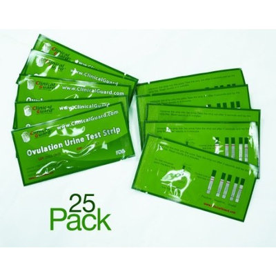 ClinicalGuard® Ovulation Test Strips (Individually-Sealed, Pack of 25)
