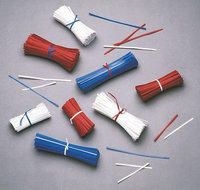 Value Brand M8PAB Twist Ties, Blue, 8 In, Paper, Pk 10000