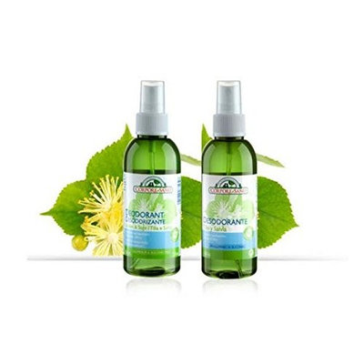 (2-Pack) Corpore Sano Natural Non Staining Gas-free Spray Deodorants- Certified Bio Extract- Linden & Sage 150ml. : Beauty