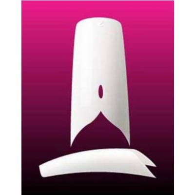 Cala Professional 100 Nail Tips French Marquis White (#87161w)