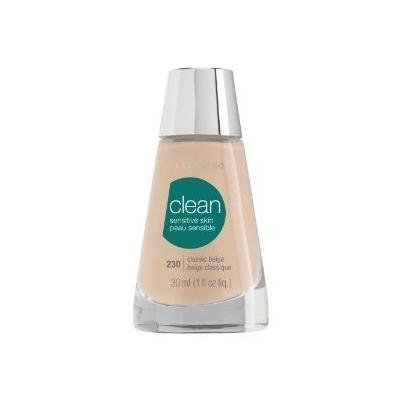Covergirl Clean Liquid Makeup sensitive skin, Classic Beige - 2 Pack