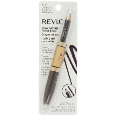Revlon Brow Fantasy, Pencil And Gel, 104 Dark Blonde, 0.04 Ounce (Pack of 2)